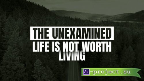 Videohive - Minimalist Text Animation - 46703168 - Project for After Effects