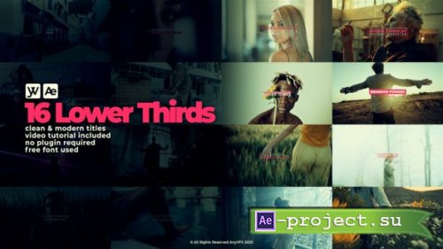 Videohive - Lower Thirds - 46729854 - Project for After Effects