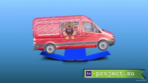 Videohive - Opener Delivery Cargo Van - 46776439 - Project for After Effects