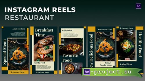 Videohive - Restaurant Instagram Reels - 46830659 - Project for After Effects