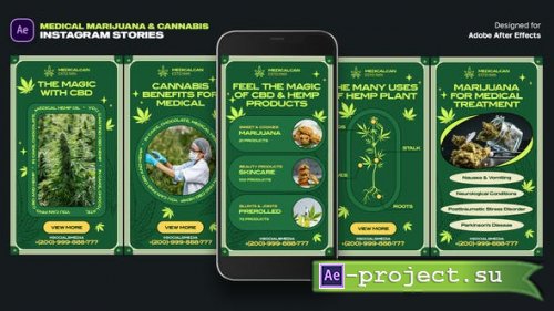 Videohive - Medical Marijuana and Cannabis Stories - 46833421 - Project for After Effects