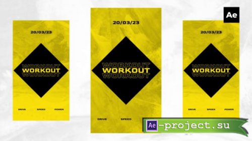 Videohive - Workout Social Media Stories - 46809242 - Project for After Effects