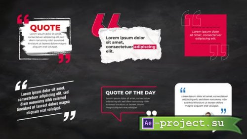 Videohive - Trendy Quotes Titles | Corporate Text Pack - 45692772 - Project for After Effects