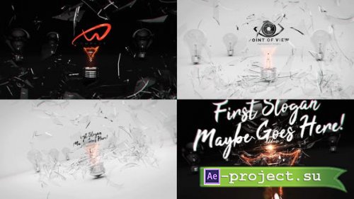 Videohive - Exploding Light Bulbs Promo Intro Logo Reveals - 46788779 - Project for After Effects