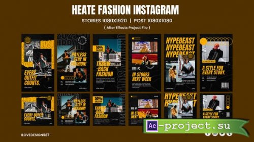 Videohive - Heate Fashion Instagram - 46831717 - Project for After Effects