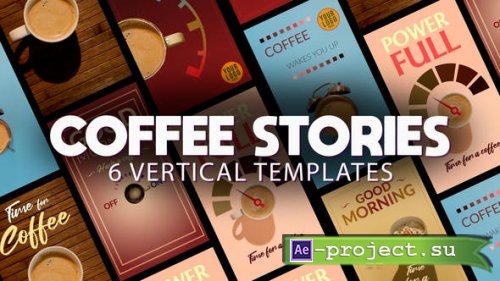 Videohive - Coffee Stories For Social Media - 46834748 - Project for After Effects