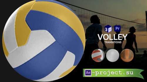 Videohive - Volleyball Transitions for After Effects - 46838726 - Project for After Effects