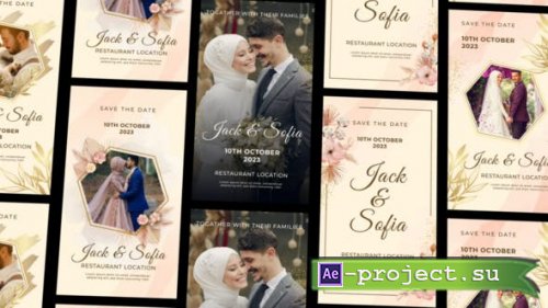 Videohive - Wedding Invitation Instagram Story and Reel - 46841293 - Project for After Effects