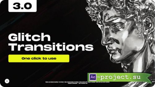 Videohive - Glitch Transitions 3.0 - 46854377 - Project for After Effects