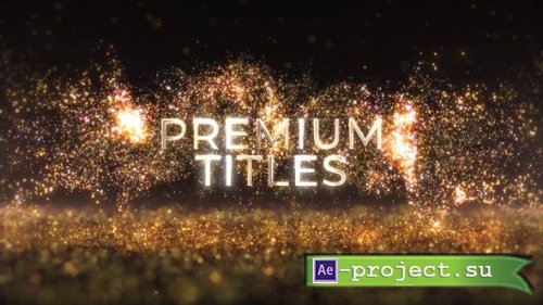 Videohive - Luxury Glowing Gold Titles - 46766811 - Project for After Effects