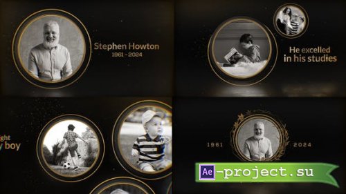 Videohive - Golden Memorial Photo Gallery - 46858190 - Project for After Effects
