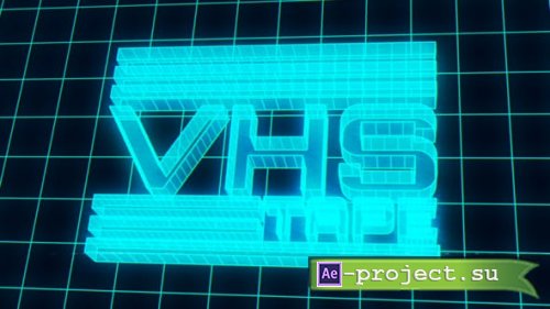Videohive - VHS Hologram Logo - 46868481 - Project for After Effects