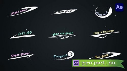 Videohive - Brush Scribble titles [After Effects] - 46879942 - Project for After Effects