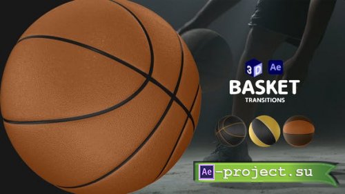 Videohive - Basketball Transitions for After Effects - 46893339 - Project for After Effects