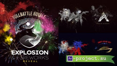Videohive - Explosion & Fireworks Logo - 46827539 - Project for After Effects
