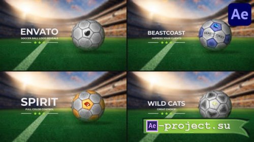 Videohive - Soccer Ball Logo Reveals | After Effects - 46885662 - Project for After Effects