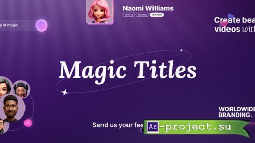 Videohive - Magic Titles - 46897866 - Project for After Effects