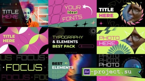 Videohive - Modern Typography Slides | AE - 46935233 - Project for After Effects