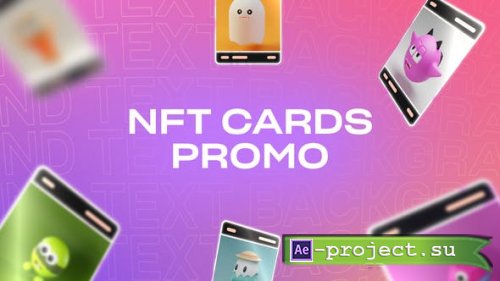 Videohive - NFT Cards promo - 46626797 - Project for After Effects