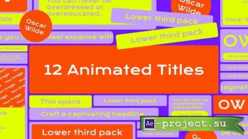 Videohive - Trendy Titles Pack V1 - 46890152 - Project for After Effects