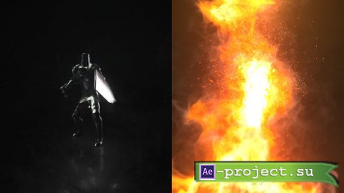 Videohive - Fire Warrior Logo Reveal - 46941819 - Project for After Effects