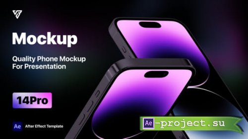 Videohive - Phone 14 Pro - Mockup Presentation - 39935088 - Project for After Effects