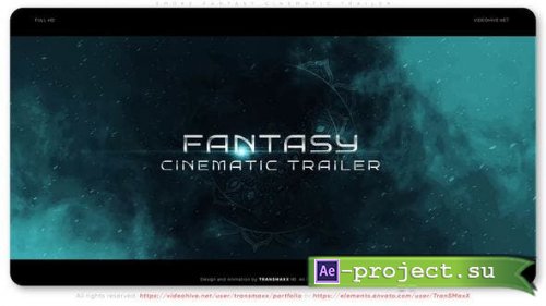 Videohive - Smoke Fantasy Cinematic Trailer - 46912071 - Project for After Effects