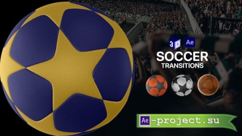 Videohive - Soccer Champions Ball Transitions for After Effects - 46970635 - Project for After Effects