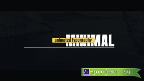 Videohive - Minimalism - 46970534 - Project for After Effects