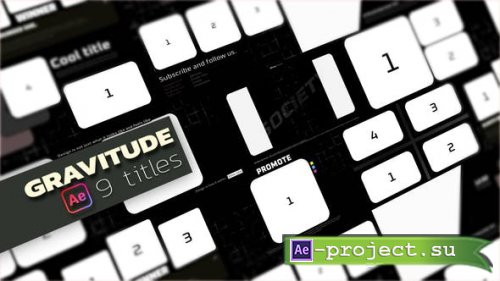 Videohive - Gravitude Titles - 45937143 - Project for After Effects