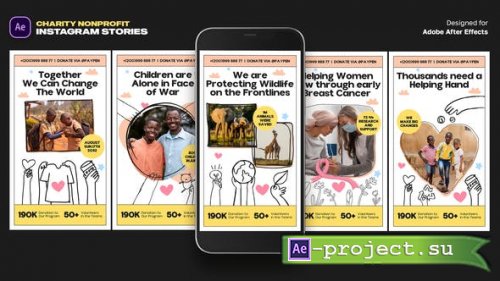 Videohive - Charity Nonprofit Instagram Stories - 46998480 - Project for After Effects