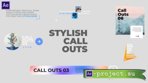 Videohive - Stylish Call Outs - 46493189 - Project for After Effects