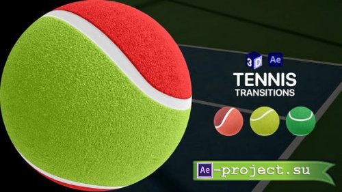 Videohive - Tennis Ball Transitions for After Effects - 47003546 - Project for After Effects