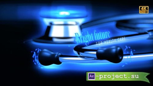 Videohive - Blue Futuristic Stethoscope Opener - 24701589 - Project for After Effects