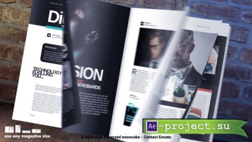 Videohive - Magazine Promotion Standing - 40035744 - Project for After Effects