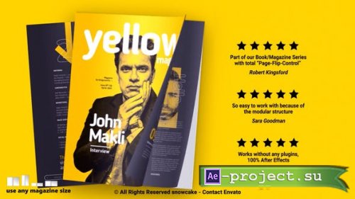 Videohive - Yellow - Magazine Promotion - 37459211 - Project for After Effects