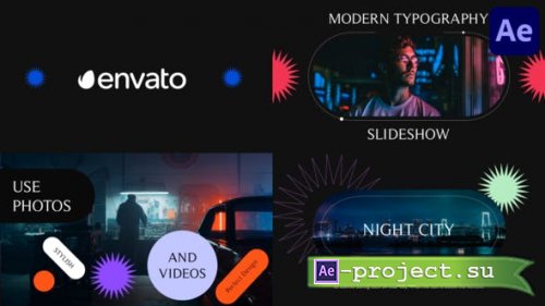 Videohive - Modern Typography Intro Slideshow for After Effects - 47133600 - Project for After Effects