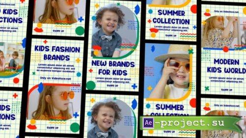 Videohive - Colorful Kids Fashion Instagram Reels - 47173712 - Project for After Effects