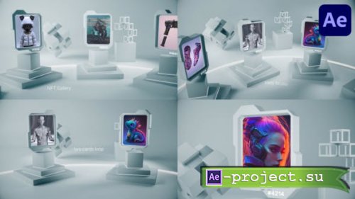 Videohive - NFT Gallery Cards Presentation for After Effects - 47168872 - Project for After Effects