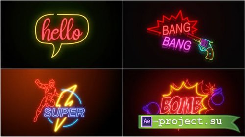 Videohive - Neon Signs V3 - 46508113 - Project for After Effects