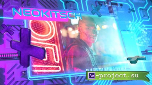 Videohive - Cyberpunk Slideshow - 47138063 - Project for After Effects