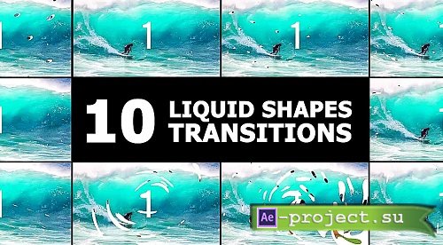 Videohive - Liquid Shapes Transitions 47585912 - Project For Final Cut & Apple Motion