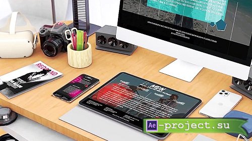 Multi-Display Responsive Website 421171 - Project for After Effects