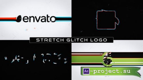 Videohive - Stretch Glitch Logo - 47170846 - Project for After Effects