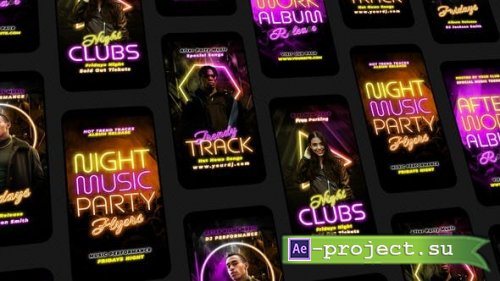 Videohive - Neon Club Instagram Reels - 47197310 - Project for After Effects