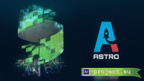 Videohive - Pixel Logo Reveal - 47174809 - Project for After Effects
