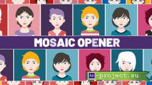 Videohive - Mosaic Photo Opener I Fast Rhytmic Intro - 47173344 - Project for After Effects