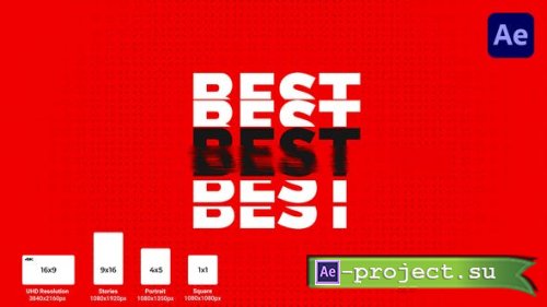 Videohive - Rhythmic Short Intro - 47175010 - Project for After Effects