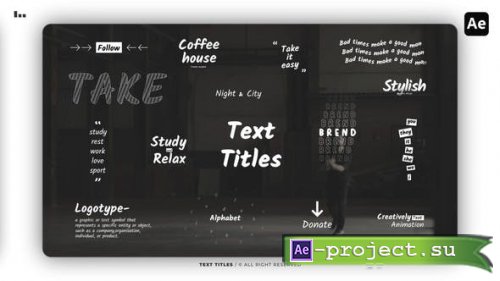 Videohive - Text Titles | AE - 47200364 - Project for After Effects