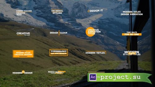 Videohive - Modern Titles | AE - 47252160 - Project for After Effects